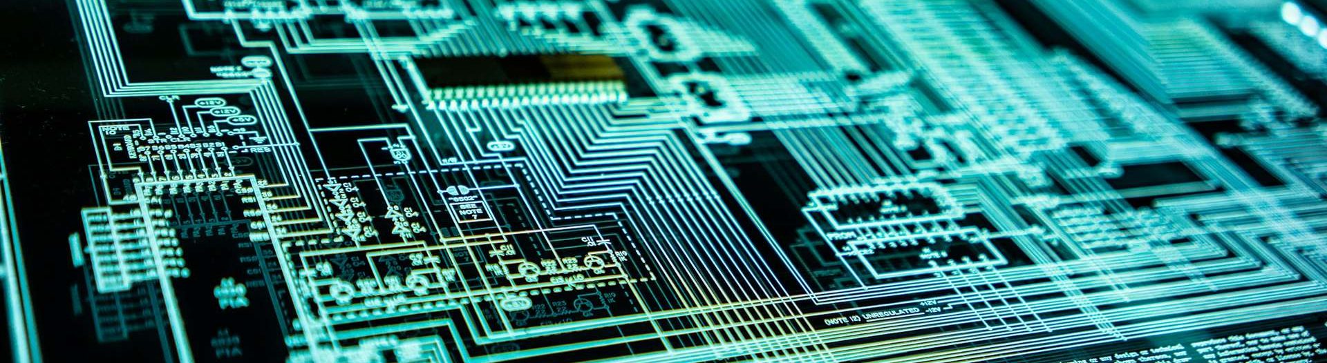 Circuit board close-up
